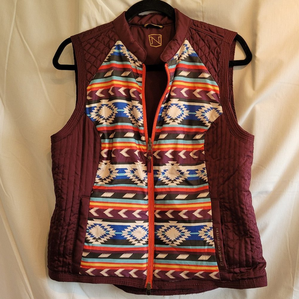 Noble Outfitters reversible vest- Women's size large, Equestrian brand - Picture 3 of 11